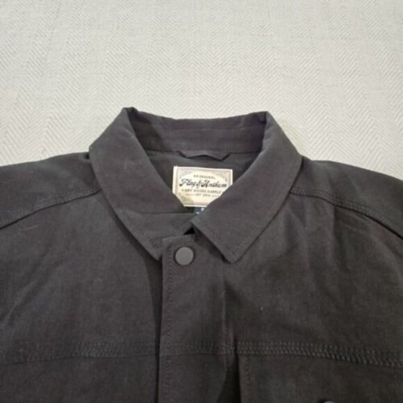 Flag & Anthem Coat Men's Small Black Full Zip Insulated Old Money NWOT 4 Pockets - Picture 3 of 14